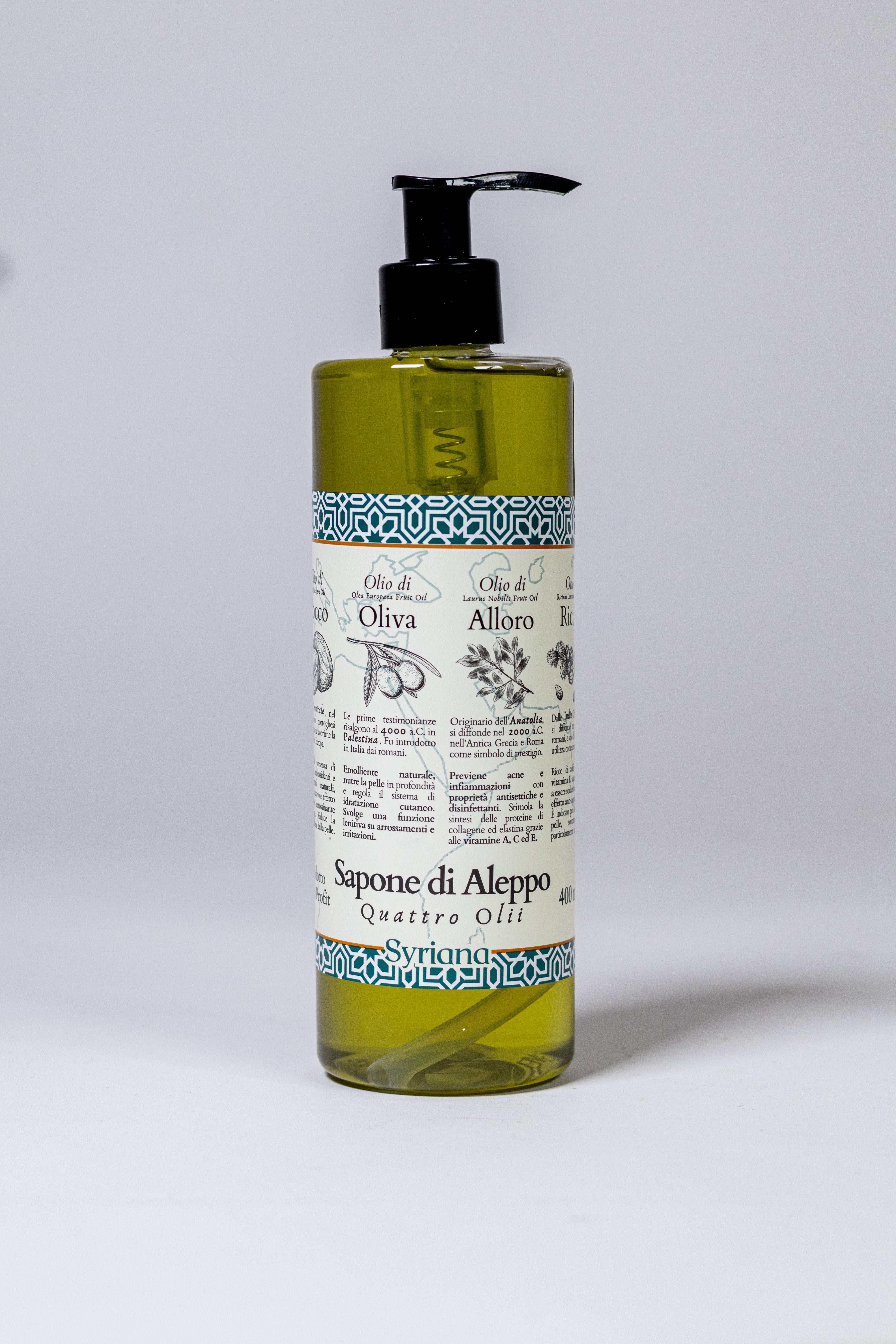 Sapone d'Aleppo liquido