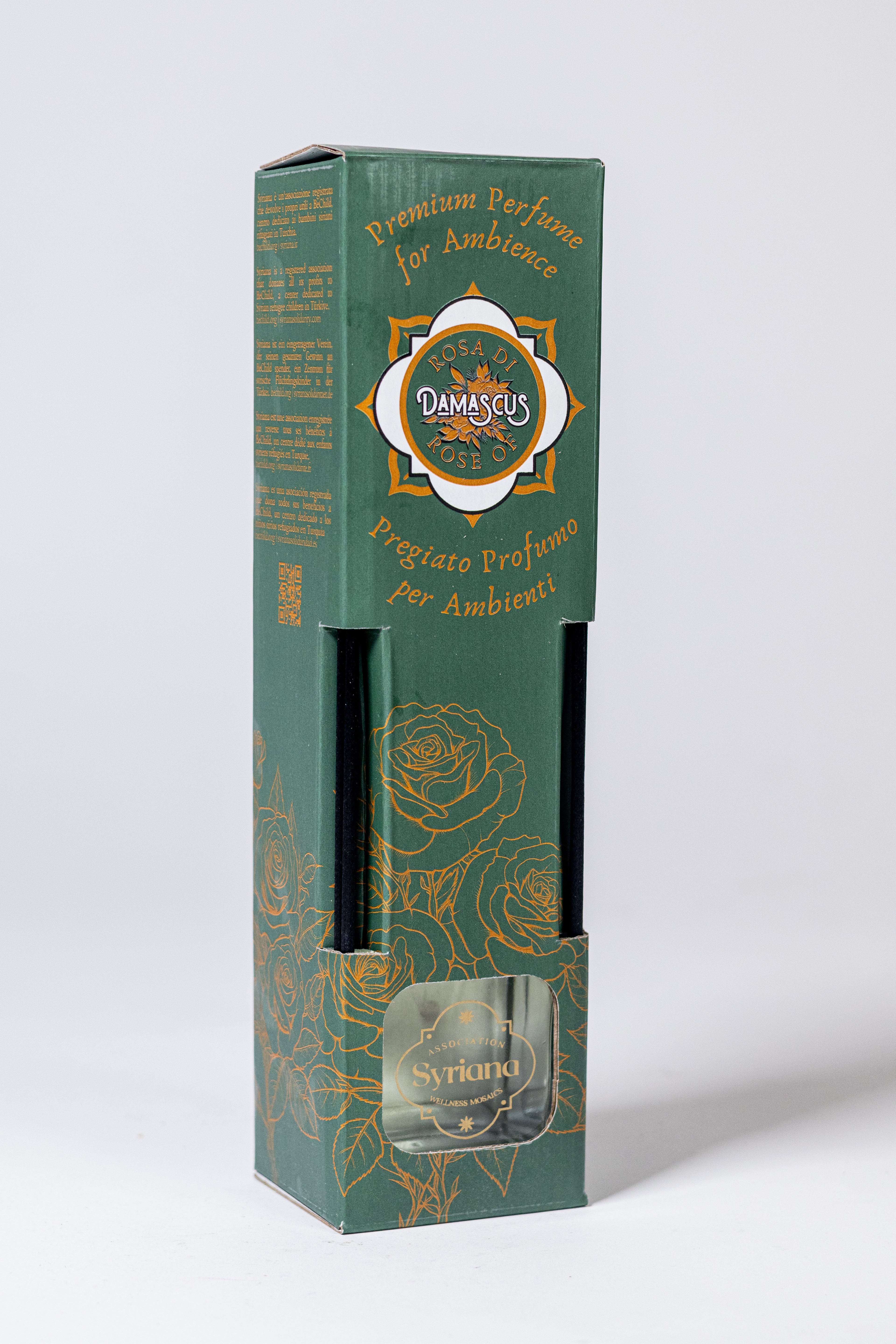 Profuma ambienti Rosa di Damasco