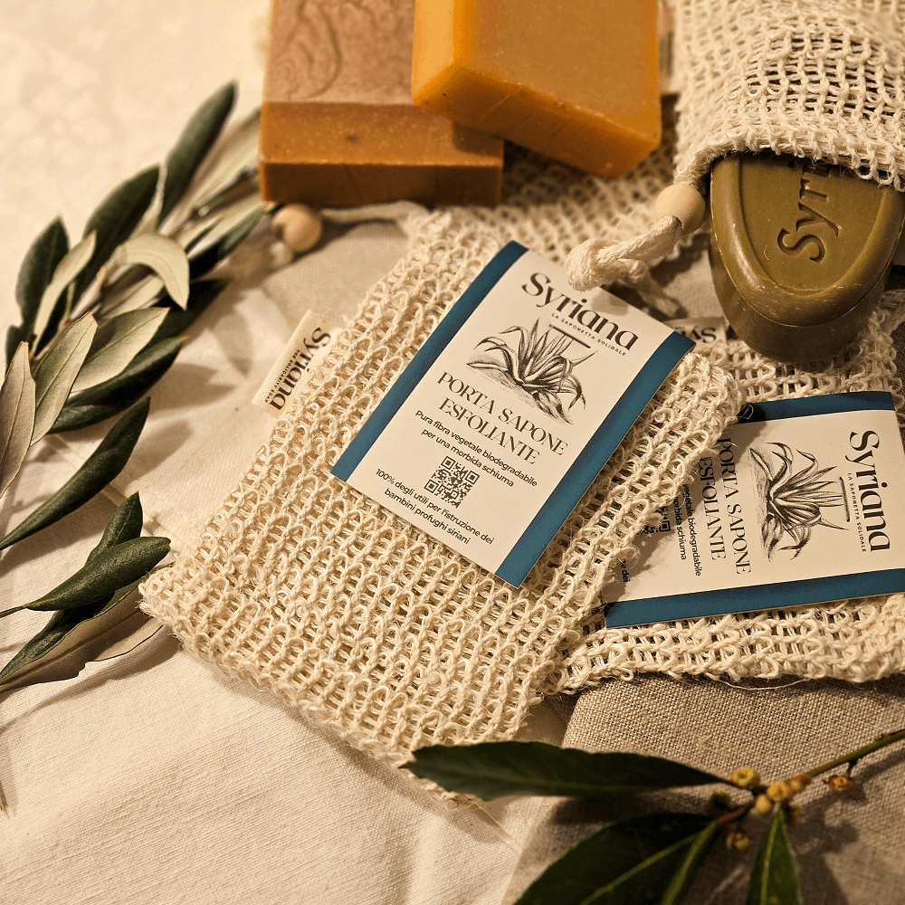 Portasapone Esfoliante In Sisal